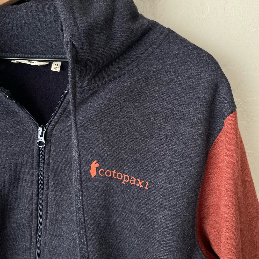 Cotopaxi color block full zip hoodie medium - Picture 9 of 10